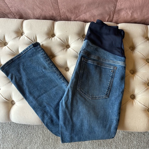 Madewell Women's Maternity Kick Out Crop Jeans - Picture 4 of 4